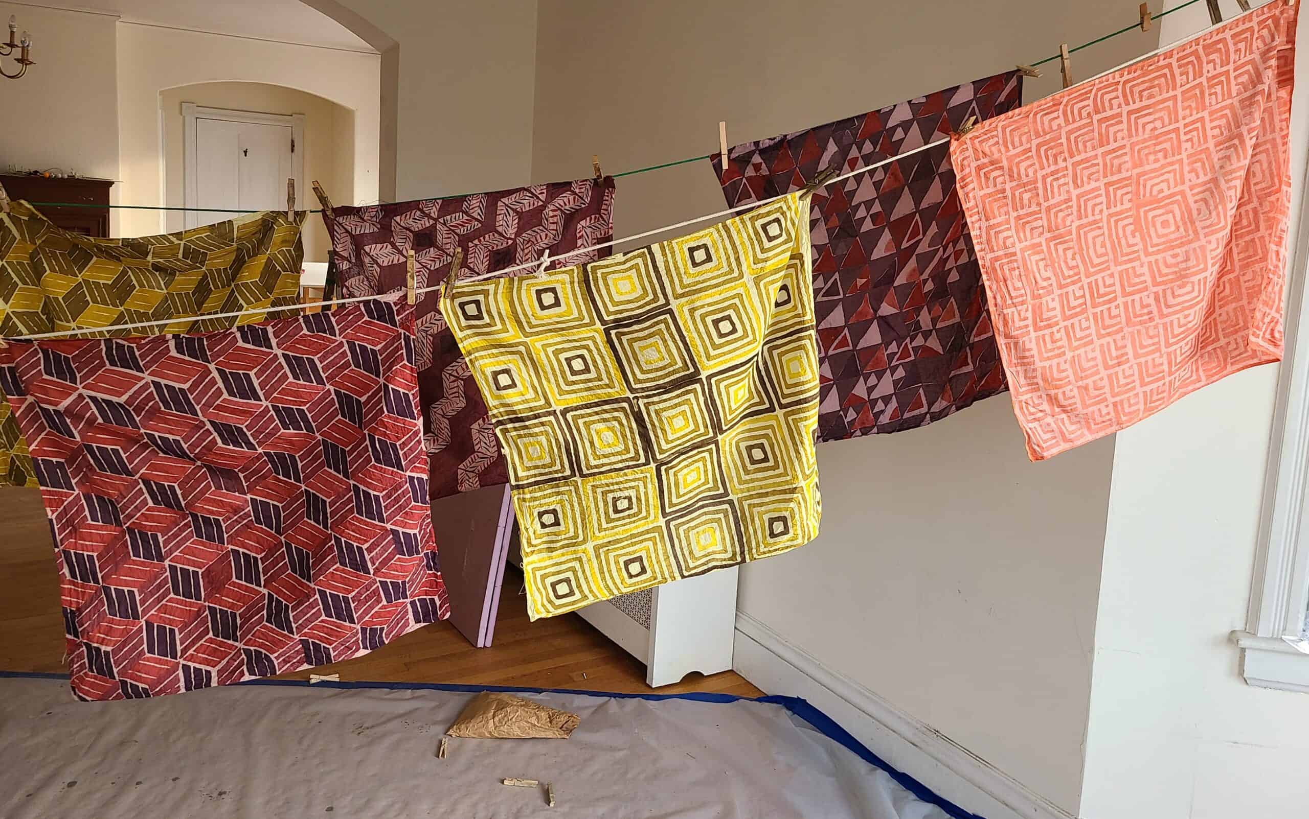 Mordant Printing and Painting with Natural Dyes Sanborn Mills Farm