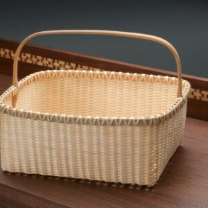 Salisbury Fancy Black Ash Basket