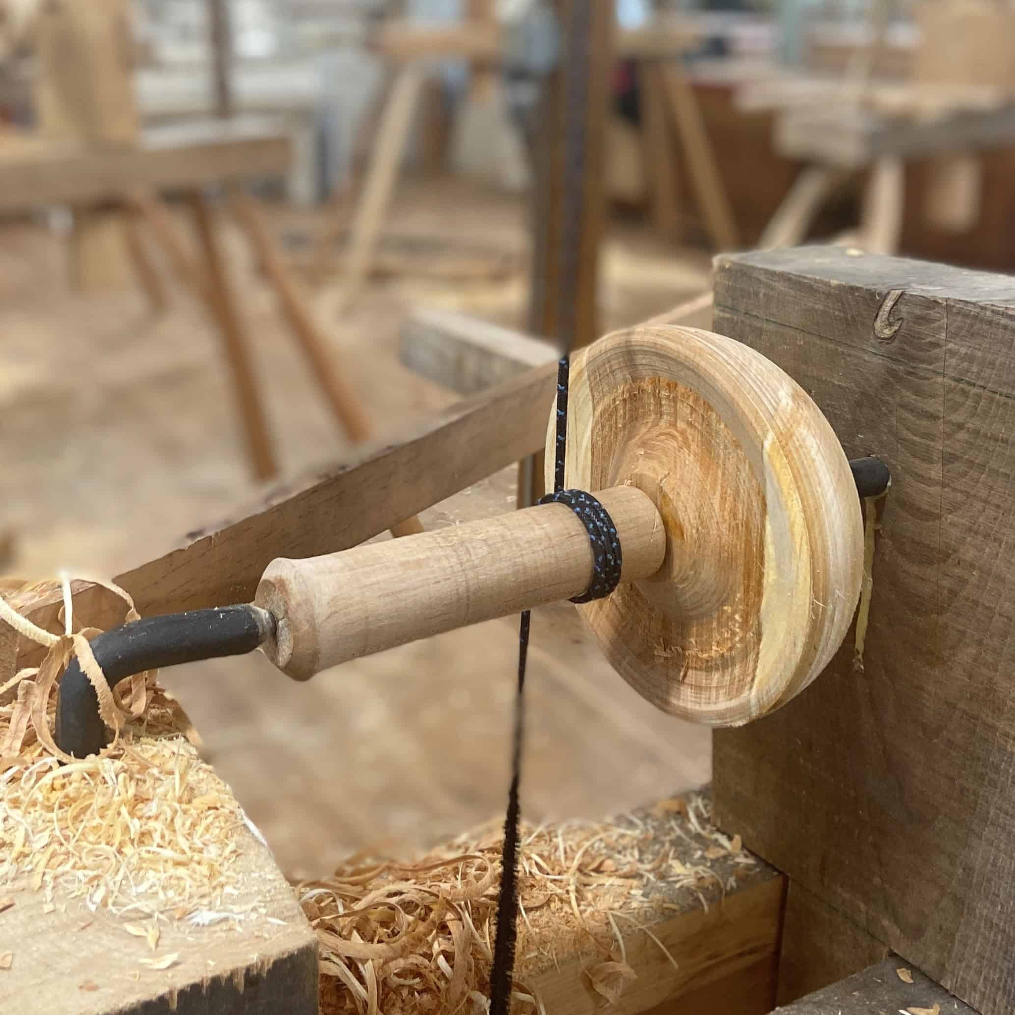 Bowl Turning on a Pole Lathe Sanborn Mills Farm